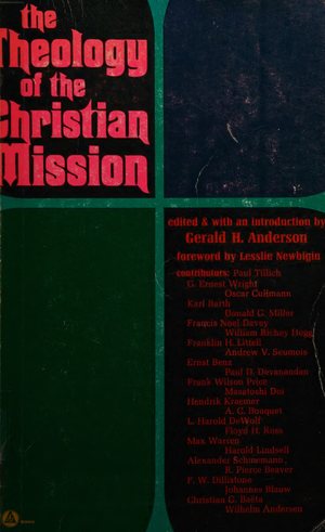 Cover of The Theology of the Christian Mission, edited by Gerald H. Anderson