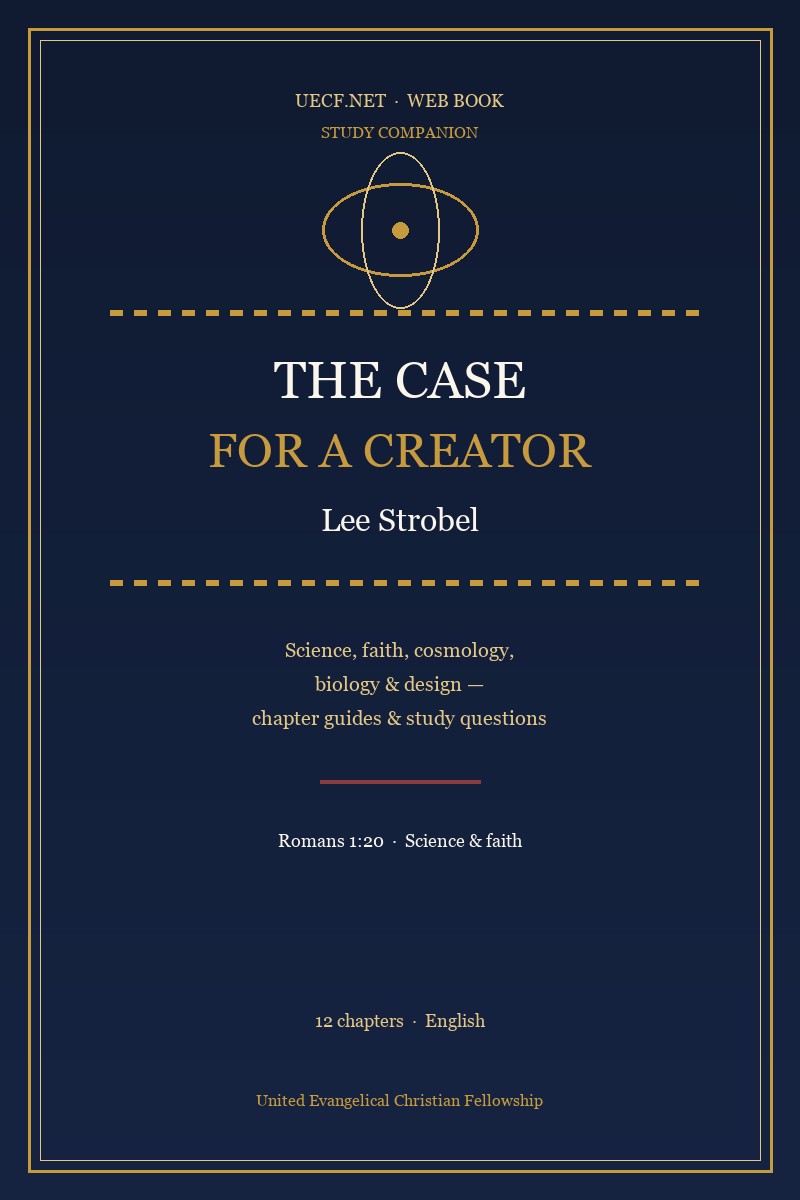 Cover art for the UECF.NET The Case for a Creator study companion