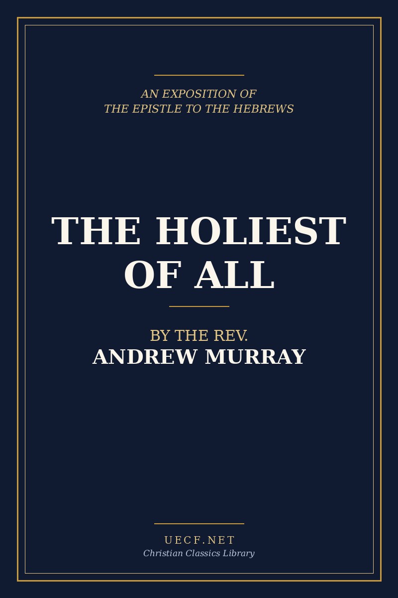 Cover of The Holiest of All by Andrew Murray