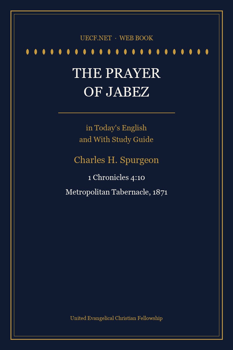 Cover of The Prayer of Jabez in Today's English and With Study Guide by Charles H. Spurgeon